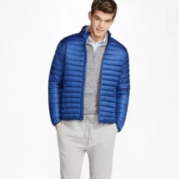 Brooks Brothers Red Fleece Puffer Blue 